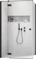 

Душевой уголок Radaway, Essenza New Black KDJ 90x75 L / 385044-54-01L + 384049-54-01