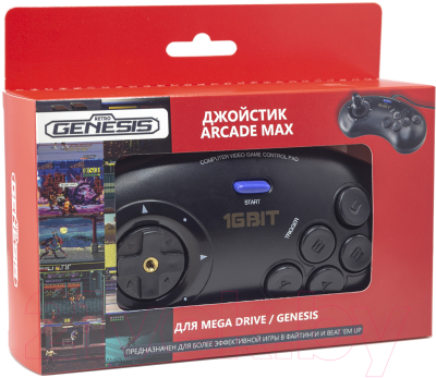 Геймпад Retro Genesis ACSg12 Arcade Max (черный)
