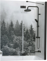 

Стеклянная шторка для ванны Radaway, Essenza New Black PND II 110 R / 10002110-54-01R