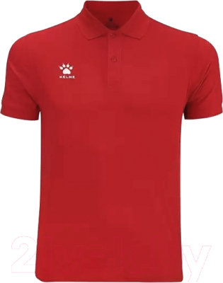 Футболка спортивная Kelme Polo Men / 3891064-600 (S, красный)