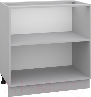 Шкаф-стол кухонный Кортекс-мебель Корнелия Лира НШ80р без столешницы (дуб сонома)