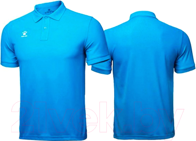 Футболка спортивная Kelme Polo Men / 3891064-906 (S, голубой)