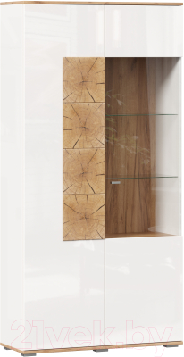 

Шкаф с витриной Любимый Дом, Фиджи двухстворчатый левый