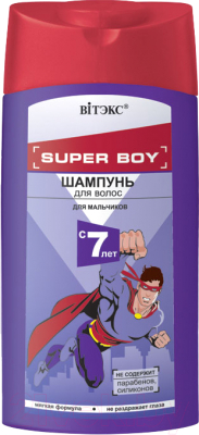 Шампунь детский Витэкс Super Boy для мальчиков с 7 лет (275мл)