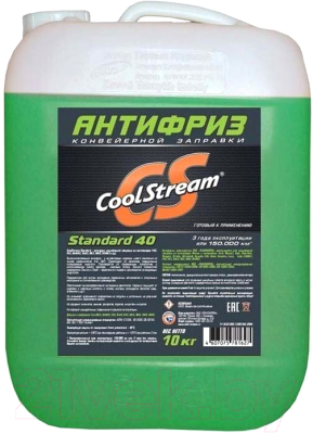Антифриз CoolStream Standard 40 / CS-010203 (10кг, зеленый)
