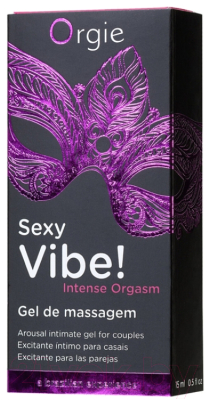 Лубрикант-гель Orgie Sexy Vibe Intense Orgasm стимулирующий / 21227 (15мл)