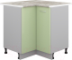 Шкаф-стол кухонный Кортекс-мебель Корнелия Лира НШУ угловой (зеленый/марсель) - 
