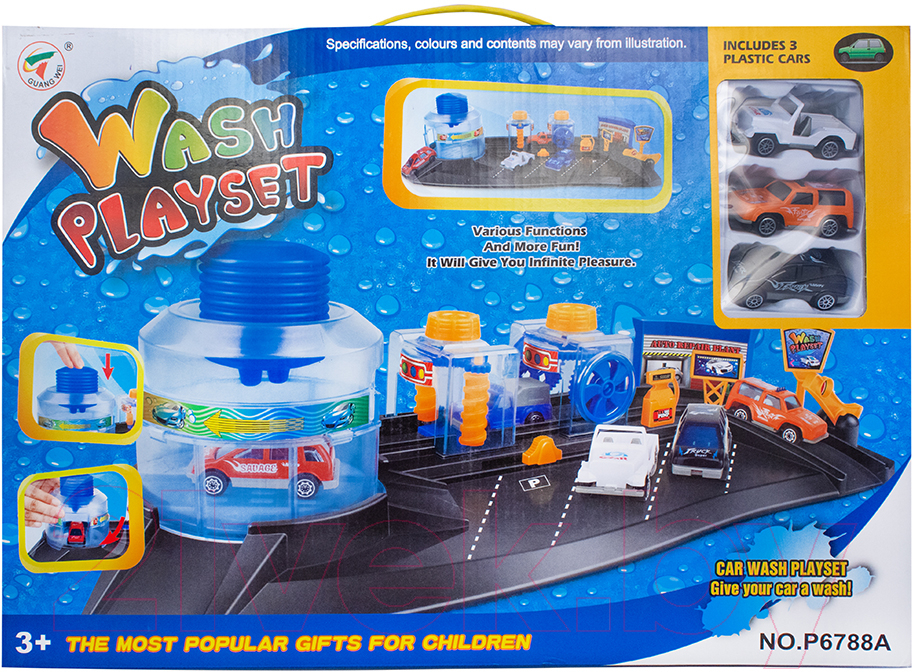 Автосервис игрушечный Qunxing Toys Автомойка / P6788A