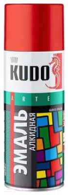 Эмаль Kudo Универсальная / KU-10042 (520мл, темно-красный)