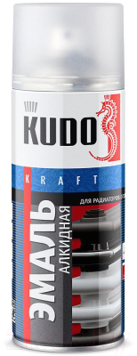 Эмаль Kudo Для радиаторов / KU-5101 (520мл, белый)