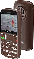 Мобильный телефон Maxvi B5 (коричневый) - 