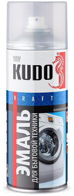 Эмаль Kudo Для бытовой техники / KU-1311 (520мл, белый)