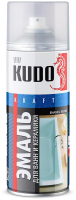 Эмаль Kudo Для ванн / KU-1301 (520мл, белый) - 