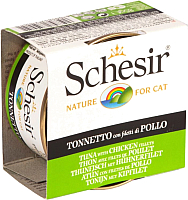 Корм для кошек Schesir Tuna with Chicken fillets (85г) - 