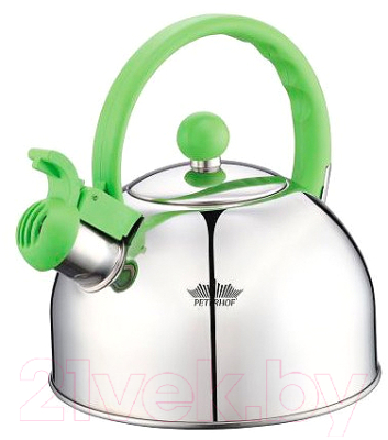 Чайник со свистком Peterhof PH-15641 (зеленый)