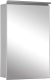 Шкаф с зеркалом для ванной De Aqua Алюминиум 50 / 261749 (серебристый) - 