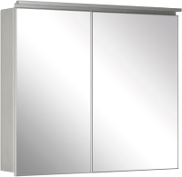 Шкаф с зеркалом для ванной De Aqua Алюминиум 80 / 261752 (серебристый) - 