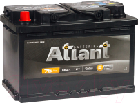 

Автомобильный аккумулятор Atlant, Black L+