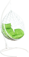 Кресло подвесное Импэкс Leset Эва (белый/зеленое яблоко) - 