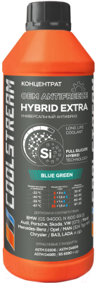 Антифриз CoolStream Extra C концентрат / CS-010814-C (1.5л, сине-зеленый)