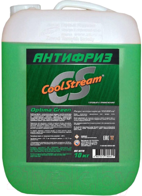 

Антифриз CoolStream, Зеленый, Optima / CS-010703-GR