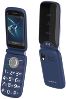 Мобильный телефон Maxvi E6 (синий) - 