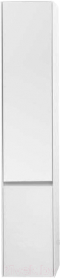 Шкаф-пенал для ванной Aquanet Гласс 35 L / 249946 (белый)