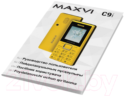 Мобильный телефон Maxvi C9i (черный/черный)