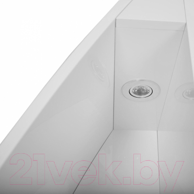 Шкаф-пенал для ванной De Aqua Эскалада RS0 L / 167340 (белый)