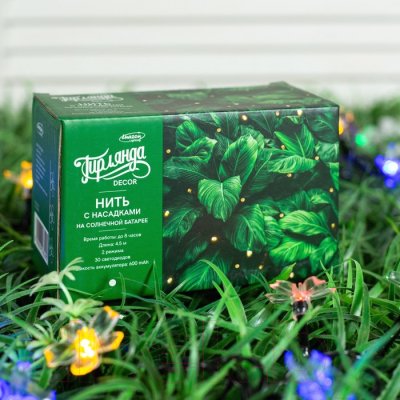 Изображение товара Светодиодная гирлянда Luazon Нить 6253329 (мульти)