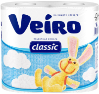 

Туалетная бумага Veiro, Classic 2-слойная