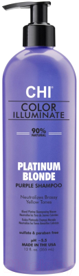 Оттеночный шампунь для волос CHI Ionic Color Illuminate Shampoo (355мл, Platinum Blonde)