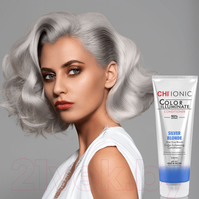 Оттеночный бальзам для волос CHI Ionic Color Illuminate Conditioner (251мл, Silver Blonde)