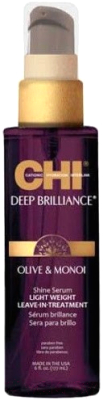 Сыворотка для волос CHI Deep Brilliance Olive & Monoi Shine Serum (177мл)