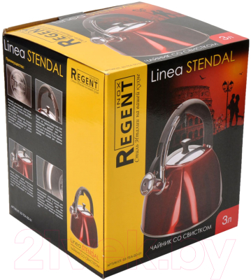 Чайник со свистком Regent Inox Stendal 93-TEA-SD-01