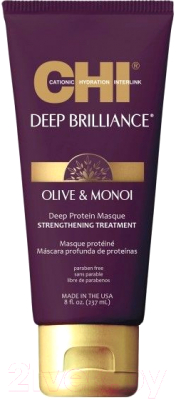 Маска для волос CHI Deep Brilliance Olive&Monoi Deep Protein Masque (237мл)