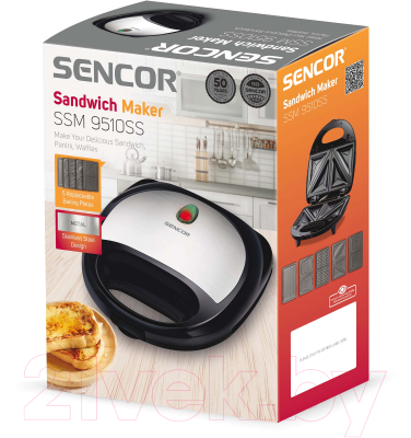 Сэндвичница Sencor SSM 9510SS