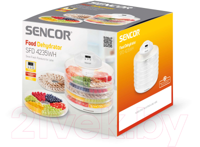 Сушилка для овощей и фруктов Sencor SFD 4235WH