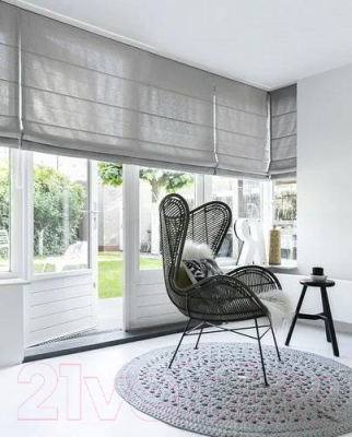Изображение товара Римская штора Jalux Мальва 3 75x170 (серый)