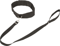 Ошейник Lola Games Bondage Collection Collar and Leash One Size / 1057-01Lola (черный) - 