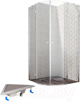 

Душевой уголок Ambassador, Set 100x100 / 12011102-ST9