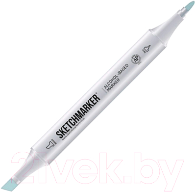 Маркер перманентный Sketchmarker двусторонний BG83 / SM-BG83 (серый арктический)