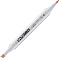 Маркер перманентный Sketchmarker двусторонний BR32 / SM-BR32 (коричнево-розовый) - 