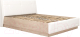 Двуспальная кровать Mobi Муссон 11.28 (дуб эндгрейн элегантный/марвел вайт) - 