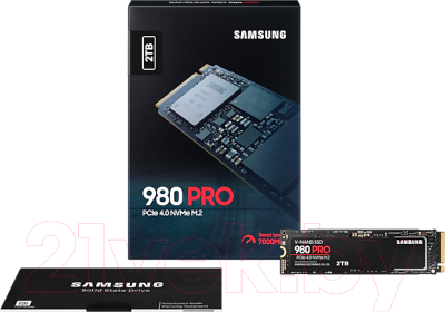 SSD диск Samsung 980 Pro NVMe 2TB (MZ-V8P2T0BW)