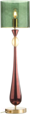 Стойка для светильника Odeon Light Tower 4868/1T (золотой/бордовый/стекло)