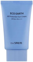 Крем солнцезащитный The Saem Eco Earth All Protection Sun Cream SPF50+ PA+++ (50мл) - 