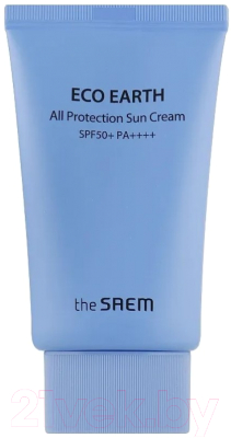 Крем солнцезащитный The Saem Eco Earth All Protection Sun Cream SPF50+ PA+++ (50мл)