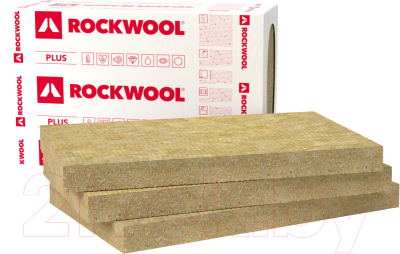 

Плита теплоизоляционная Rockwool, Rockmin Plus 1000x610x100