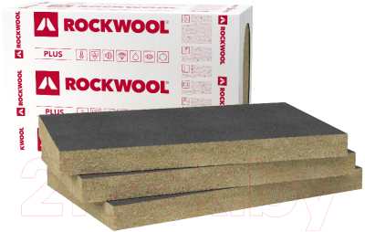 

Плита теплоизоляционная Rockwool, Ventirock F Plus 1000x600x50